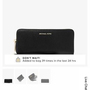 Michael Kors Leather Continental Wallet